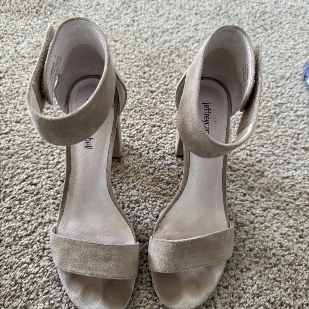 Jeffrey Campbell Grey Suede Women's Heels